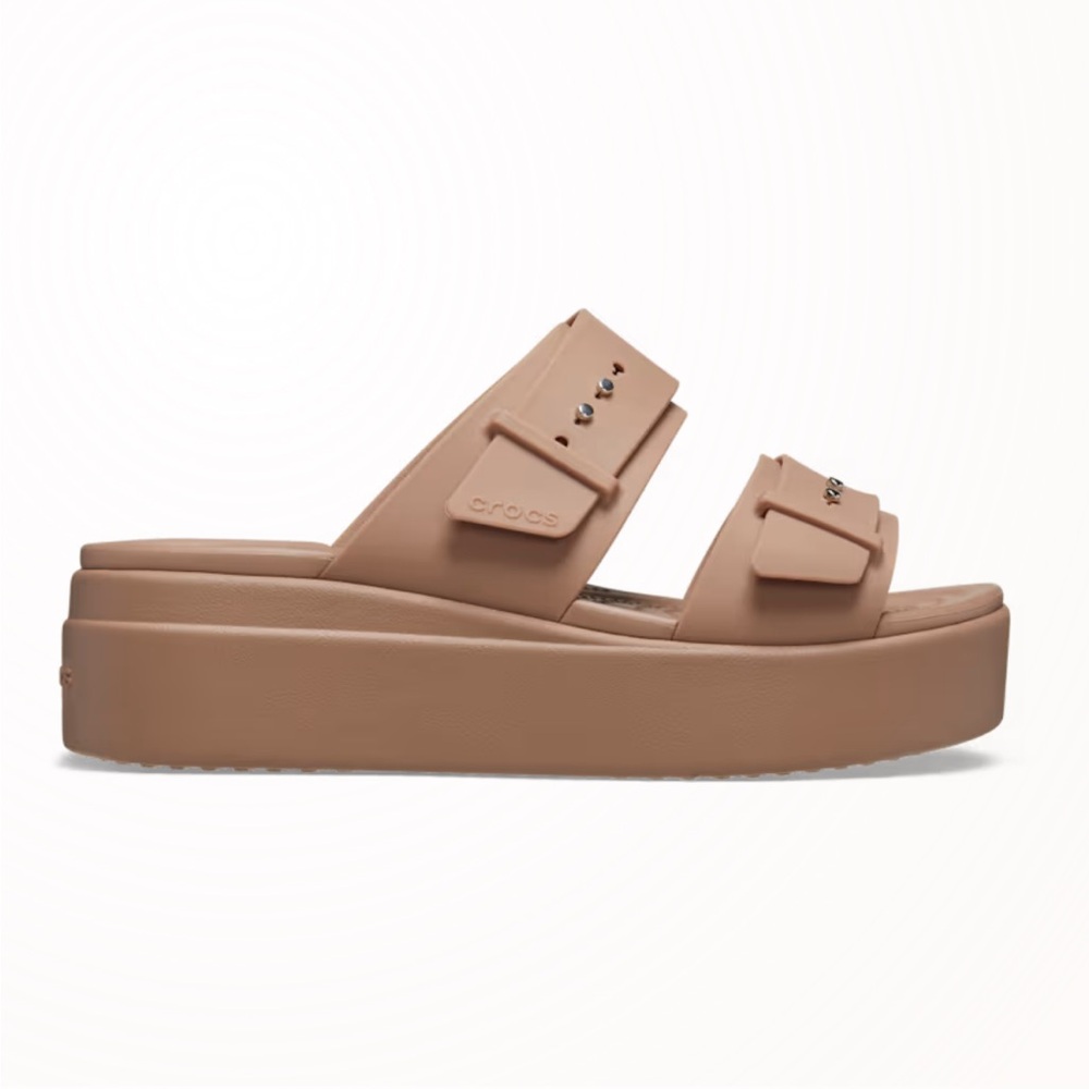 CROCS Women's Brown Platform Sandals
